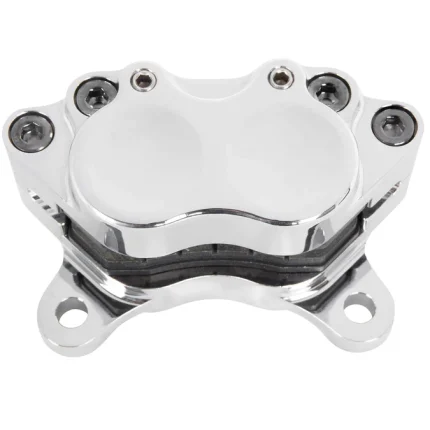 FOUR PISTON BRAKE CALIPER - POLISHED